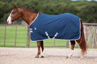 Sommartäcke Amigo Stable Sheet Navy & Silver Horseware