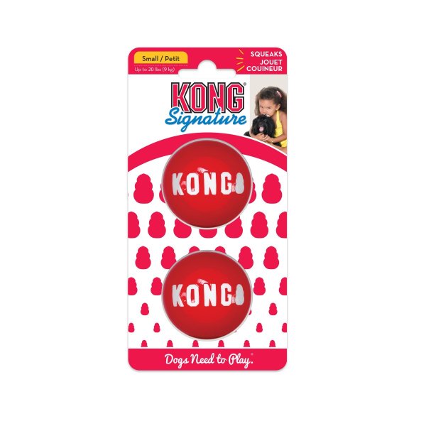 Hundleksak Signature Balls S 2-pack Kong